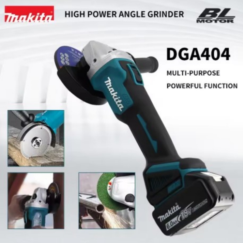 Woodworking Ai - Бесщеточная электрическая угловая шлифмашина Makita DGA404,
