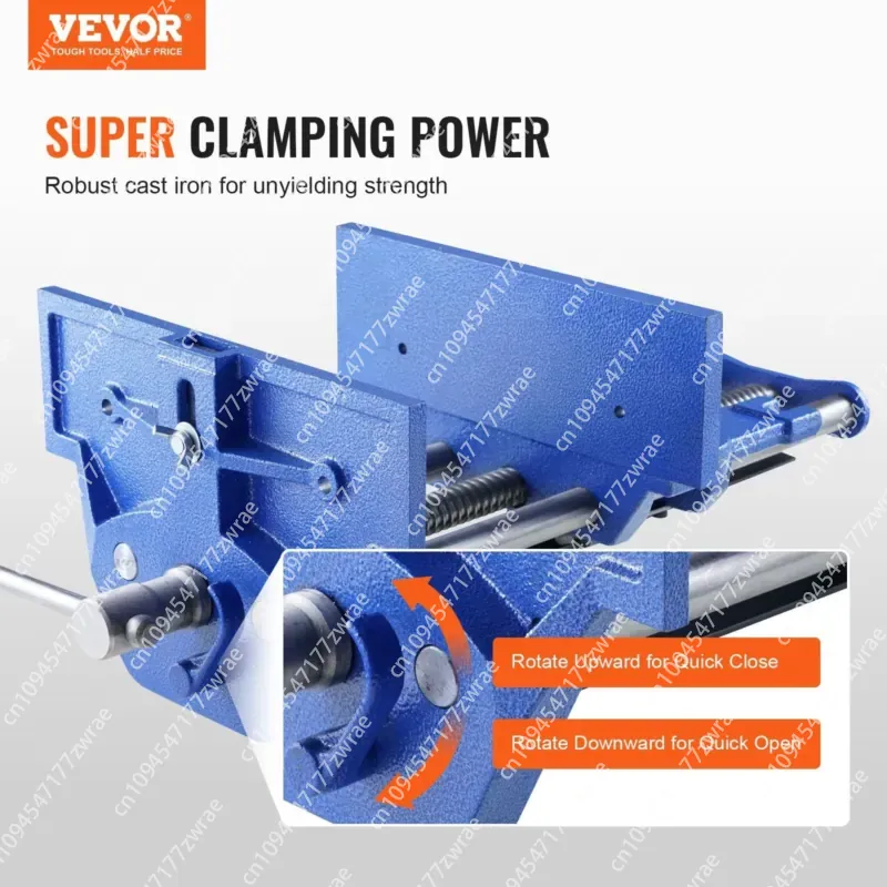 13-дюймовые сверхмощные чугунн – обзор и цена Woodworking Quick Release Vise