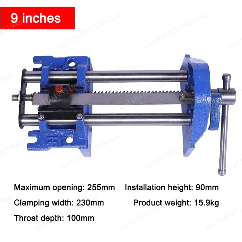 9-дюймовые стальные тиски для  – обзор и цена Woodworking Quick Release Vise
