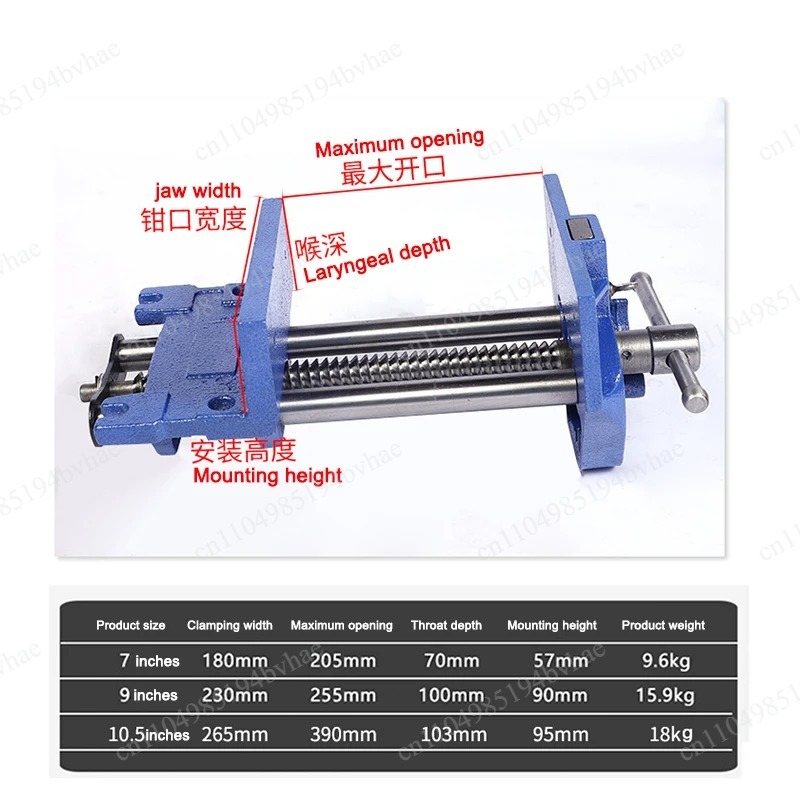 9-дюймовые стальные тиски для  – обзор и цена Woodworking Quick Release Vise