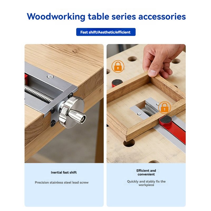 Быстросъемные инерционные тиск – обзор и цена Woodworking Quick Release Vise