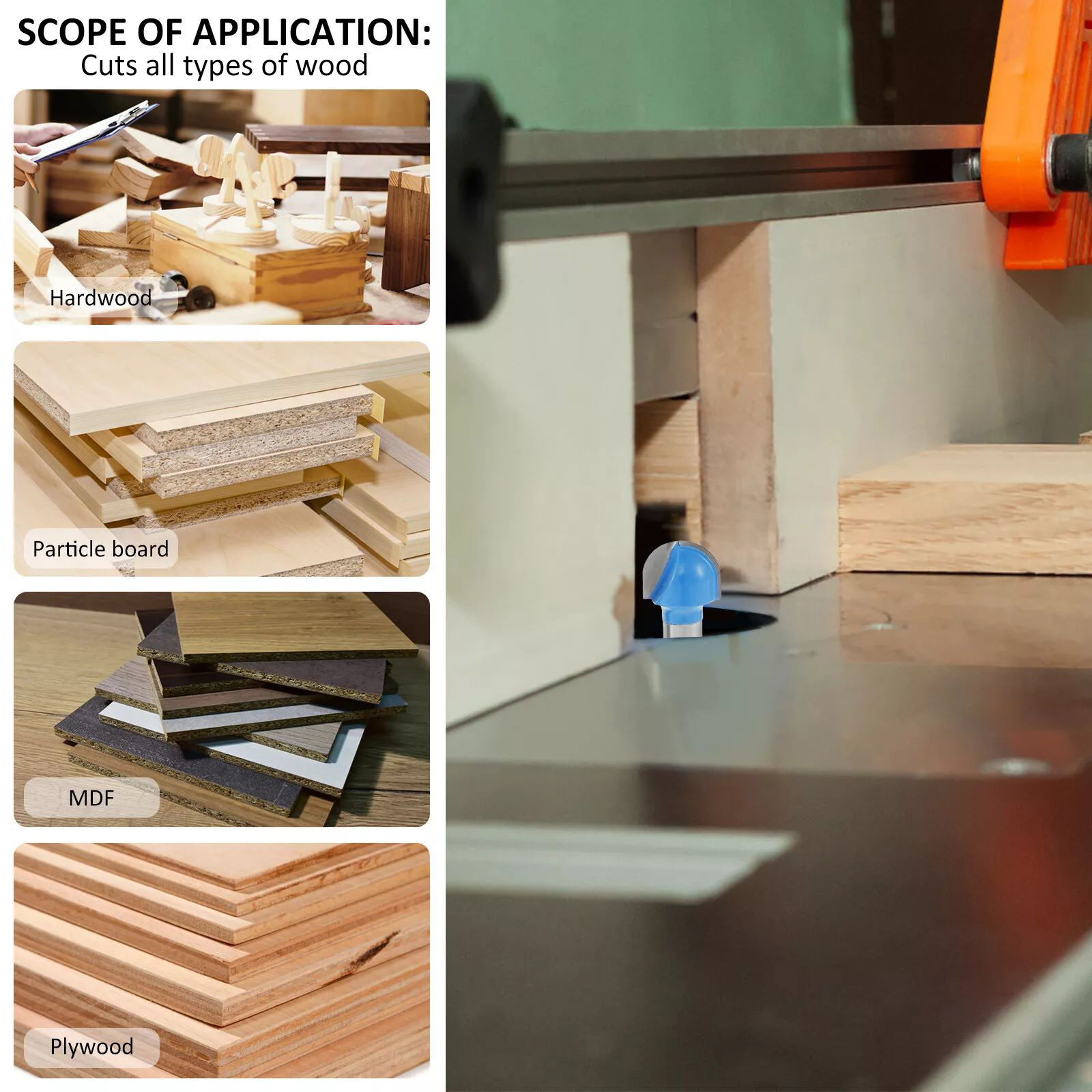 Набор из 4-х фрез с круглым но – обзор и цена Woodworking Kickback